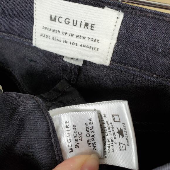 McGuire Isabeli Mid-Rise Lace-Up Skinny Jeans Size 27 - Picture 11 of 12